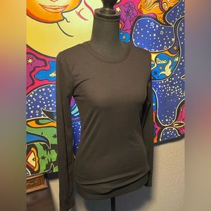 Black v neck rank top